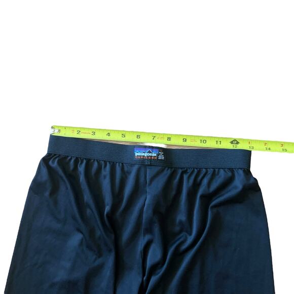 Patagonia Capilene Thermal Pants Men's L 36–38 Black Base Layer USA Made Outdoor - Picture 5 of 9